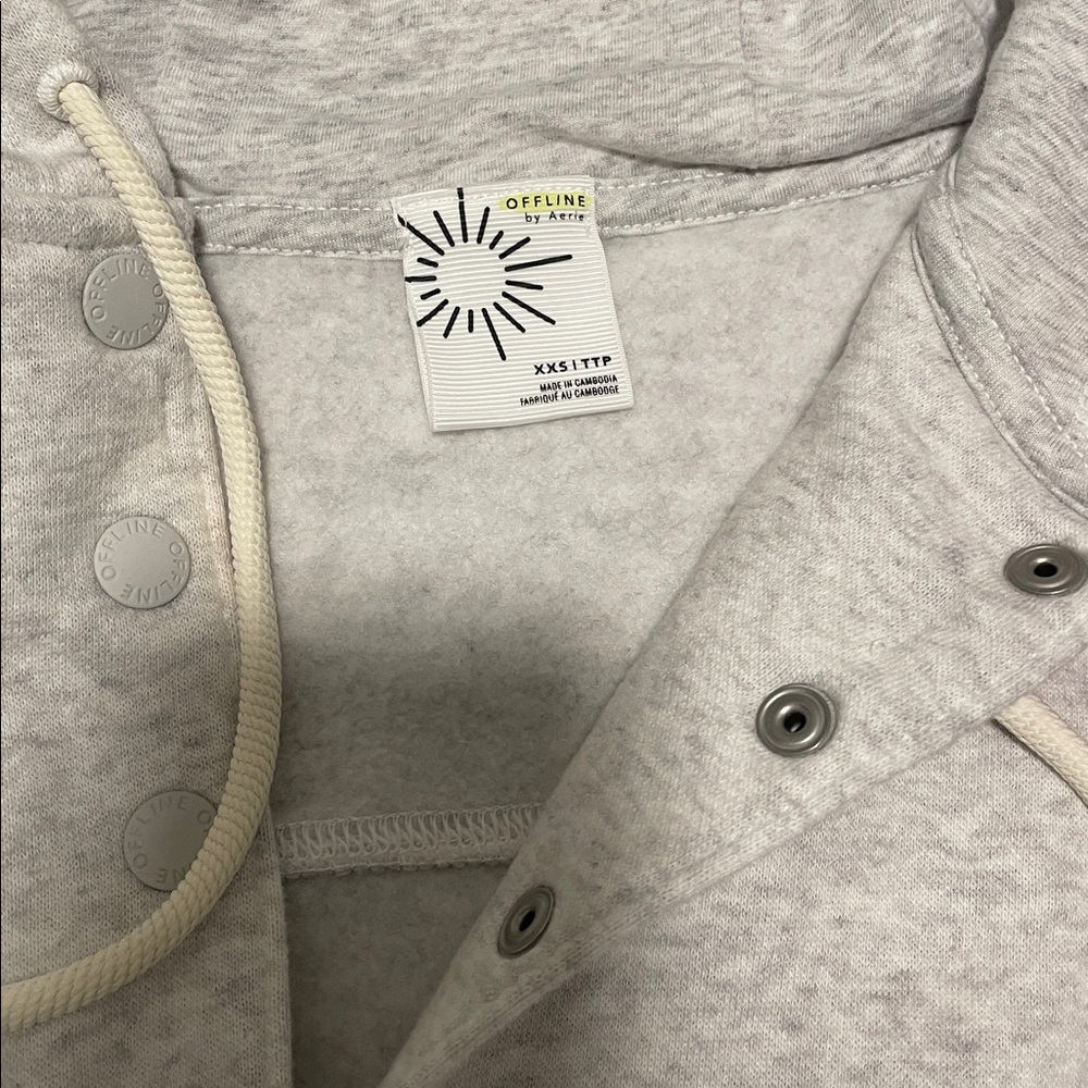 OFFLINE By Aerie Cloud
Fleece Snap
Front Hoodie - Picture 5 of 5